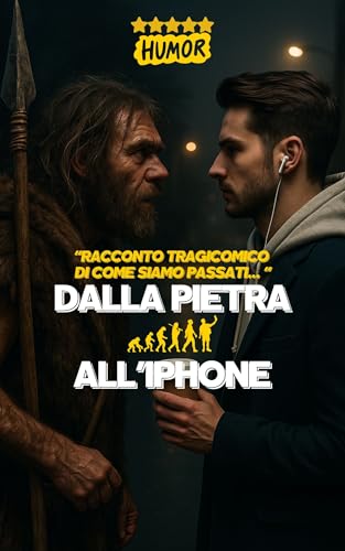  Neandertal vs. Carta di Credito, dalla pietra all’iPhone: L’evoluzione ridicola dell’uomo, da cacciatore spietato a cacciatore di titoli su Netflix.