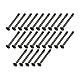 Myqqhbs 25 StüCk 6-32 X 30 Mm VerläNgerte Rundkopf-Befestigungsschraube für PC-GehäUse, GrafikkartenküHler, KüHler, WasserlüFter, DIY-Computer