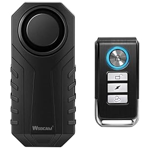 WSDCAM Trillingsalarm voor fiets auto motorfiets, waterdicht fiets alarm