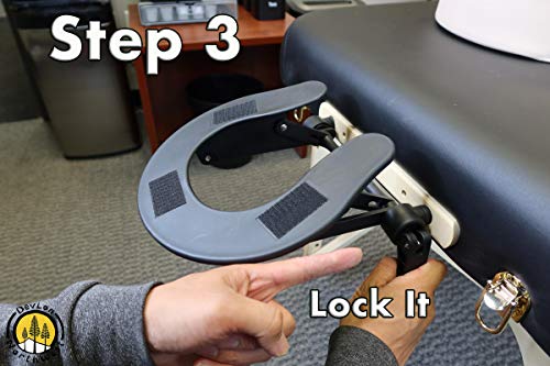 DevLon NorthWest Massage Table Face Cradle Replacement Flat Adjustable Cradle Head Support (Adjustable Flat) - Thumbnail 2