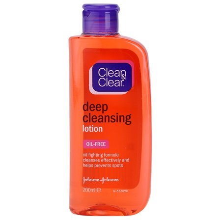 Loción de limpieza profunda limpia y transparente sin aceite, 200 ml