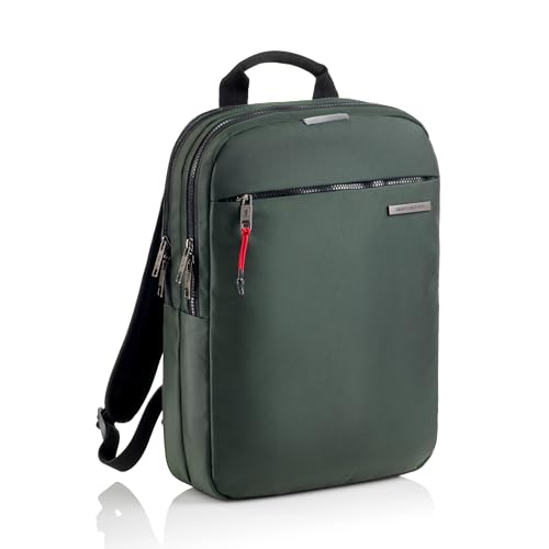 Miquelrius - Mochila ordenador de 13l, Bolsillo antirobo RFID, Detalles reflectantes, Cierre seguridad, Adaptable trolley, Mochila portátil+tablet, Repelente al agua