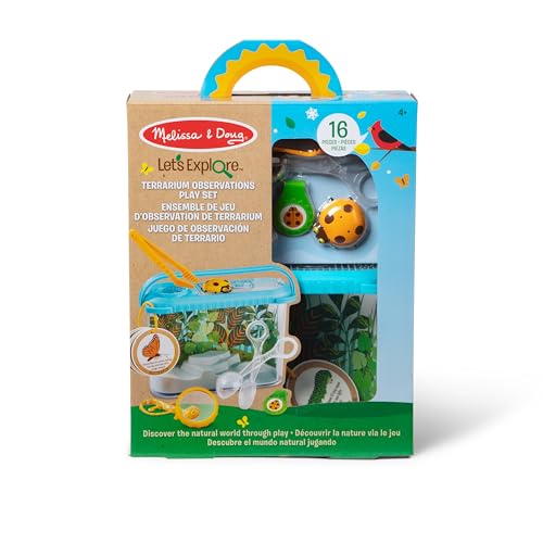 melissa amp doug lets explore terrarium observations play set 16 pieces