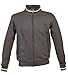 JRC 993952 Venezia Man Felpa da Uomo Misto Cotone Poliestere Collo a Lupetto con Tricolore Chiusura Zip Coperta Tasche Grigio Scuro (M)