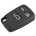 Produktbild fengwen66 3-Tasten-Klappferngehäuse-Schlüsselanhänger Flip Key Shell Case Blade Fit für Volvo