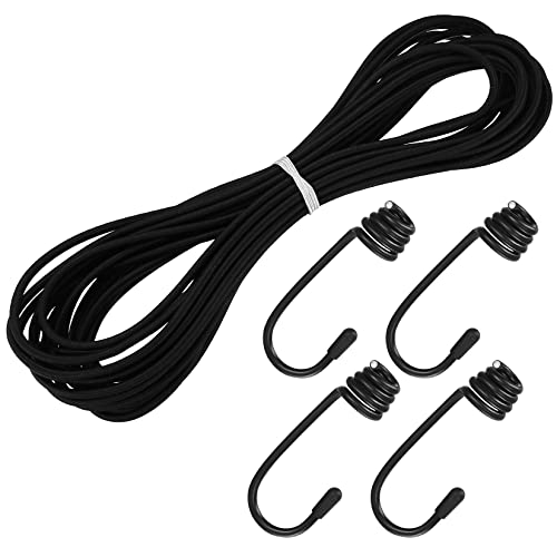10 m/32 Pies 0,16"(4 mm) Cuerdas Elásticas, Cordón Elástico, Hilo Elástico, Cuerda de Abalorios Elásticas, para Campar, Manualidades, Pulseras, Collares Cover