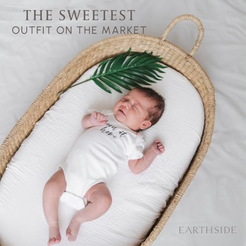 Earthside Born at Home Onesie - White - Special Home Birth Gift - Essentials for Homebirth2