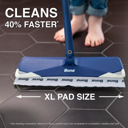Bona Hardwood Floor Disposable Wet Cleaning Pads - 12 cleaning pads per pack - unscented - Use with Bona Mops - Residue-Free Floor Cleaning Solution for Wood Floors by Bona - Image 7