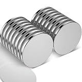 MIN CI 16Pcs Strong Neodymium Disc Magnets Heavy Duty, 25mm x 2mm Small Round Rare Earth Metal Magnt