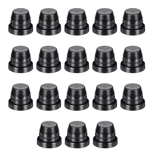 Zosgrew 18 PCS Brake Bleeder Screw Caps, Rubber Brake Pump Lower Cylinder Exhaust Covers, Automotive Grease Fitting Caps, Universal for Most Cars, Motorcycles (Black)