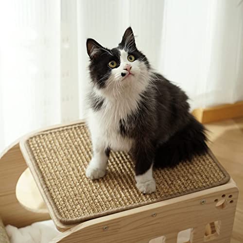 Tapis à gratter en sisal naturel : la solution bois anti-griffures
