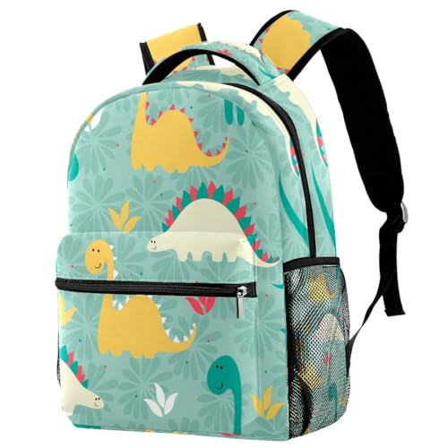 Sac de voyage décontracté dinosaure à grands compartiments ergonomiques