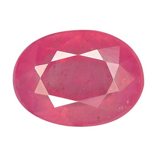 Rubis de Birmanie naturel non chauffé serti sur bague en argent pour homme et femme