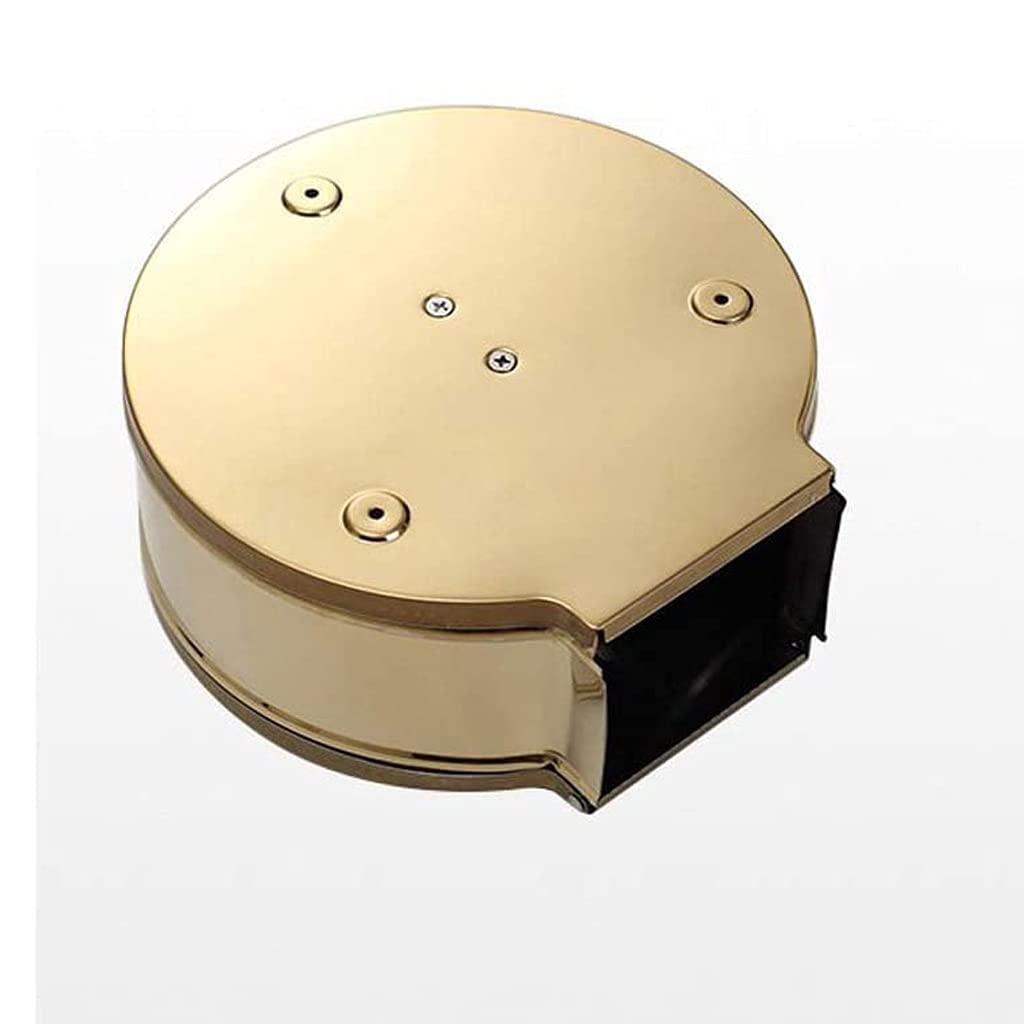 NEECS Portarotolo da Parete in Ottone Portarotolo Carta igienica, Bronzo Spazzolato