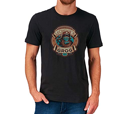 PNABDZUYK LECHUCKS GROG T Shirt Monkey Island Pirate