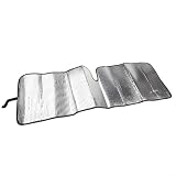 Sonnenschutz für Wrangler JK 2007–2018, Aluminiumfolie, Windschutzscheiben-Wärmedämmung, Front- und Heckscheibenschutz, UV-Schutz, für strahlenblockierendes Visier, Sommerkühlung und Winterfrost