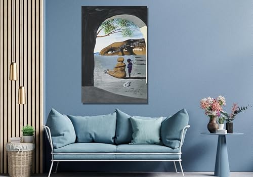 Tableau Dali cadre intérieur pour habiller un petit mur vide rapidement - 2