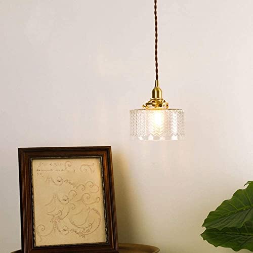 Éclairage de plafond lustre en verre suspension E27 pour cuisine - 4