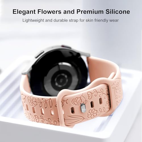 Correa deportiva floral 20mm compatible Garmin miniatura 3