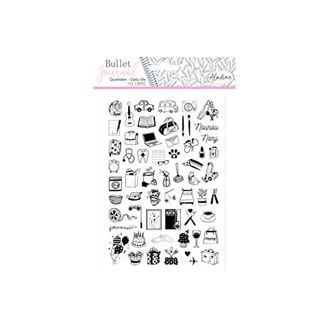 Aladine Bullet Journal Stamps,, 15x24x1.1cm (Alltag) Cover