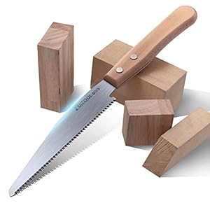 RUITOOL Japanese Hand Saw 6 Inch Pull Saw SK5-Steel Flexible Blade 14TPI Flush Cut Trim Saw Wood Saw Wood Handle for Woodworking Hand Tools