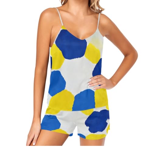 Pyjama en satin de soie caraco et short pour soirée cocooning