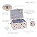 Hobby Gift Medium Sewing Box Craft Storage Box with Handle Internal Accessories Tray Pin Cushion and Pocket for Sewing Knitting and Hobby Supplies
