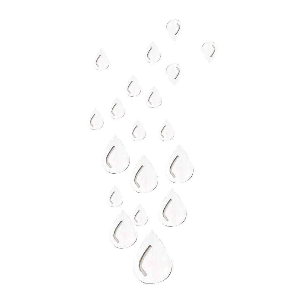 Pulabo 3D Water Drops Mirror Wall Stickers Diy Raindrops Acrylic Mirrored Decals Relief Expand Space Sticker Superiorâ€‚Quality And Creativedurable