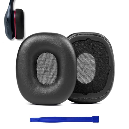 Image of Replacement Earpad Cushions Compatible with Mi Super Bass Wireless Headphones, Earpads with Softer Protein Leather, High-Density Memory Foam Ear Pads