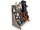 Gator Frameworks Elite Gitarrenständer für 5 elektrische oder akustische Gitarren, treibholzgrau (GFW-ELITEGTR5RK-GRY)