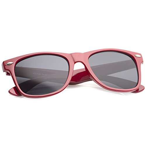 zeroUV Retro Wide Temples Neutral-Colored Lens Horn Rimmed Sunglasses 55mm4