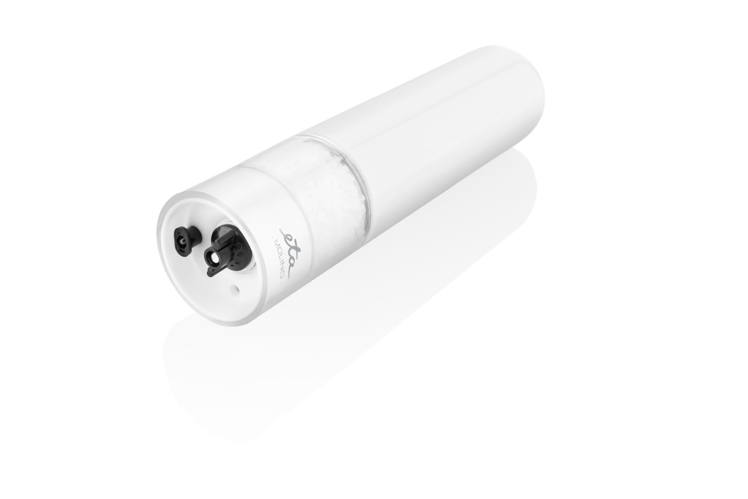 ETA Sale e Pepe Mill Set I Molino I Elettrico I Lavorazione Plastica di Alta Qualità I Contenitore Trasparente I Illuminazione dell'Area Sotto Il Mulino