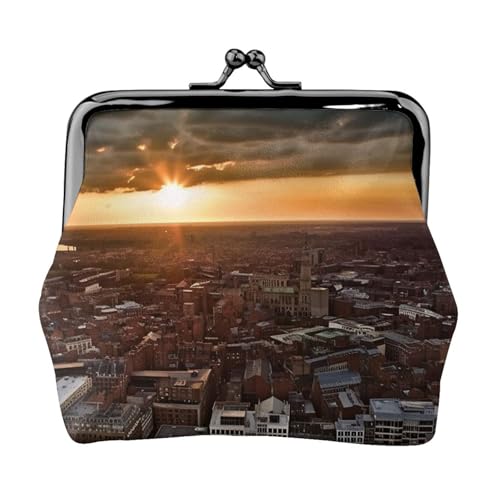 Portefeuille tendance York City Sunset en cuir synthétique de haute qualité