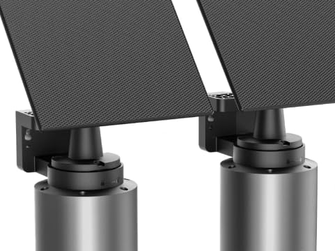 BOTSLAB 4K 8MP Camera Surveillance Exterieure sans Fil, 4 Cam-Kit, Zéro Frais, 360° Panoramique PTZ, 8MP WiFi Solaire Caméra Exterieur à Batterie, Vision Vocturne,Stockage Local de 32 Go