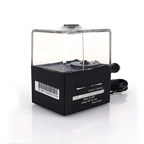 KIMISS Sc 300t 12v Dc, Pompa Pompa Serbatoio per Pc CPU Liquido Adattatori USB Kit Acqua Ultra Silenziosa Mini USB Femmina a Raffreddamento