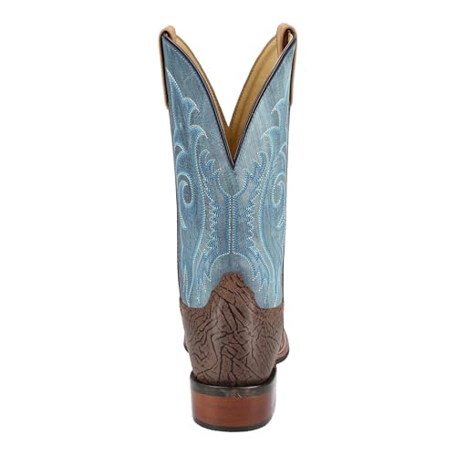 Smoky Mountain Western Boots Mens Cole Leather Brown Blue 44222