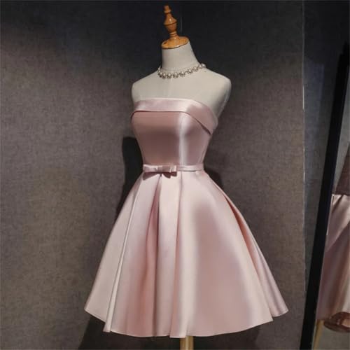 Satin Cocktail Dresses Robes Cocktail Party Dress for Women Graduation Homecoming Dress3