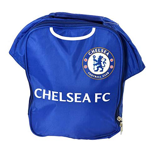 Chelsea FC Official - Bolsa para el almuerzo de la equipación (Talla Única) (Azul/Blanco)