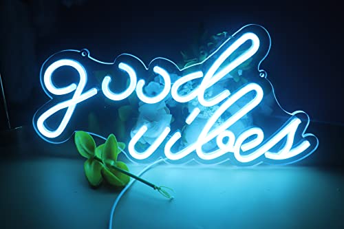 Image of Ulalaza LED Neon Sign Night Light for Wall Party Decor Bedroom Room Bar Wedding Home Birthday Art Decoration Christmas with USB Chain Light modulator 5v (lets party blue)