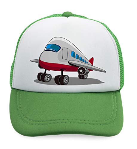 Custom Kids Trucker Hat Airplane Cartoon Style 1 Polyester Boys Caps & Girls
