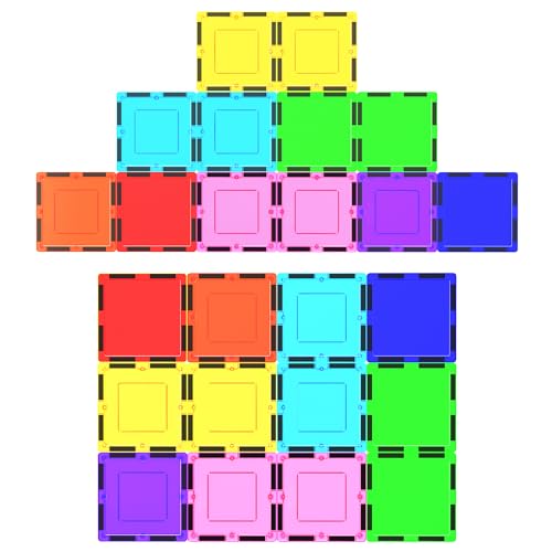 PicassoTiles Magnetic Building Block Set Magnet Tiles Construction Toy STEM Learning Kit Educational Playboards Pretend Play Stacking Blocks Child Brain Development