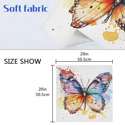 Servilletas de tela Multicolor set 6 piezas 20x20 pulgadas miniatura 6