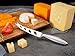 WELLSTAR Cheese Knife, Serrated Tomato Knife 5 Inch Sharp High Carbon Stainless Steel Blade for Cutting All Cheese Types – Silver