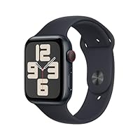 Apple Watch SE (2ª generazione, 2023) GPS + Cellular 44mm Smartwatch con cassa in alluminio color...