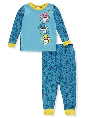 Baby Shark Boys' 2-Piece Pajamas Set Outfit - blue/multi, 4t