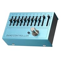 Professional-Grade EQ Pedal for Precision Tone Shaping - This compact guitar effect pedal features true bypass switching to maintain your natural tone when disengaged while delivering studio-quality equalization for both electric guitar and bass sign...