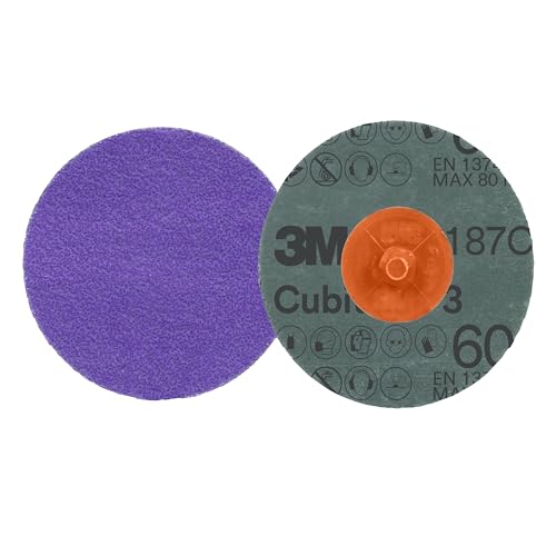 Disque fibre 3M Cubitron 3 Roloc pour lisser les soudures rapidement sur métaux durs