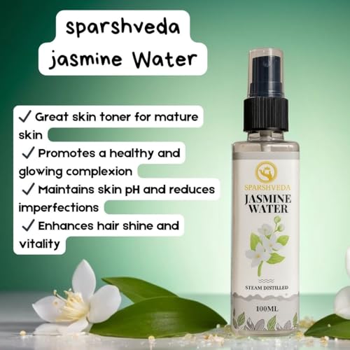Image of Jasmine Floral Water Spray (200 ML)| Natural & Refreshing Face & Body Mist | Hydrating, Cooling & Soothing Skin Toner | For All Skin Types |