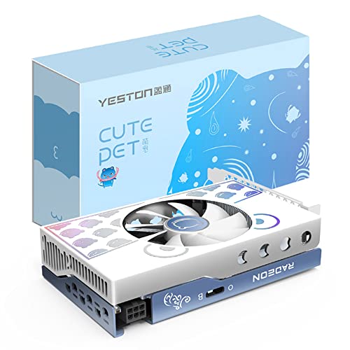 Xtahdge RX6500XT 4GD6 MA Q[~O OtBbNX J[h 4G/64bit/GDDR6  18Gbps x DP+HD o̓C^[tFCX, Cool white