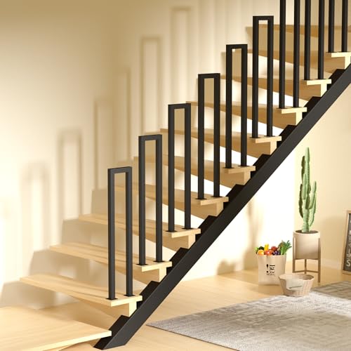 U-Shaped Staircase Handrails Indoor Outdoor (100cm/39.4") by KWDOBUUS - Used condition - Image 3
